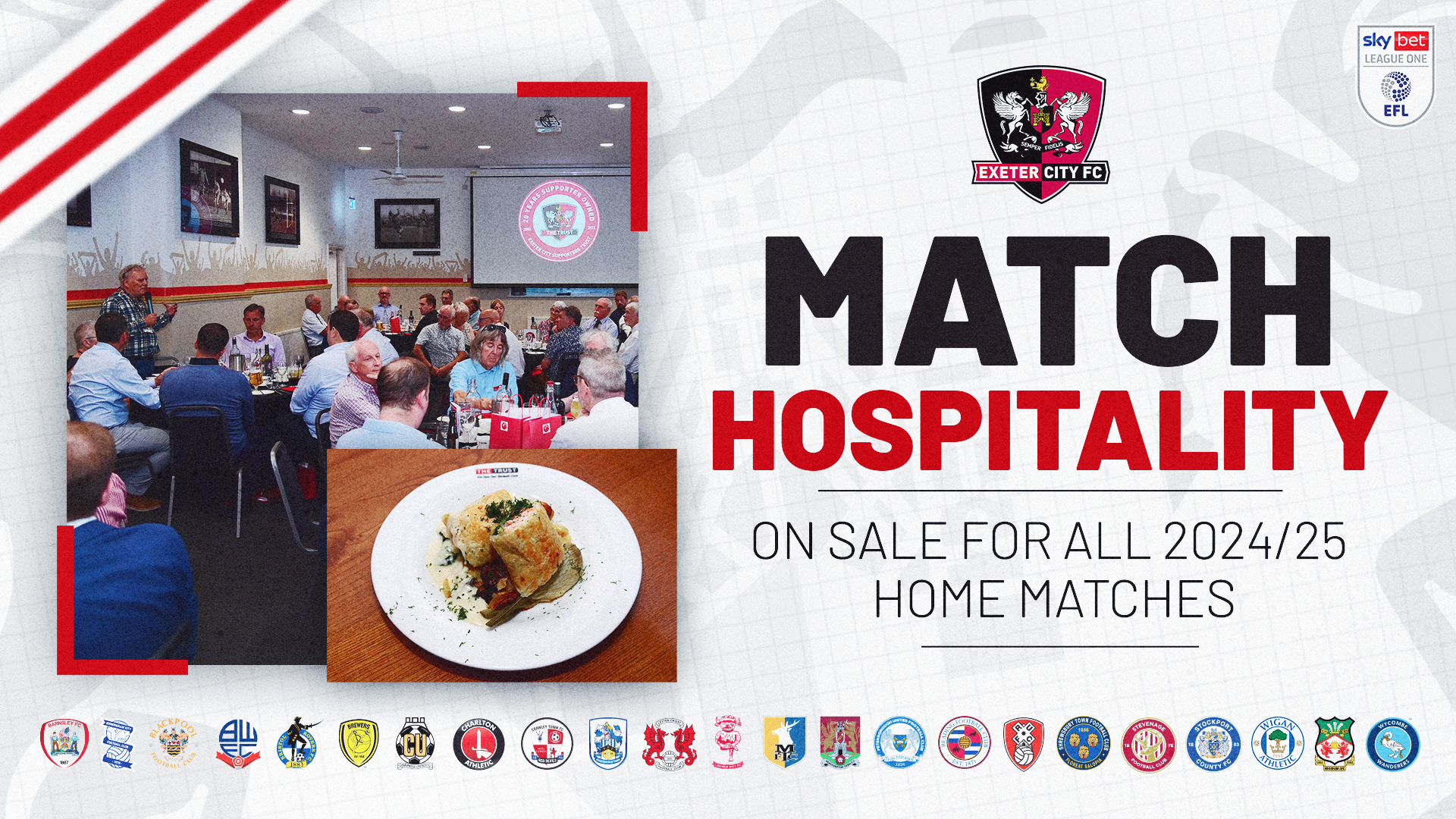 Match Day Hospitality On Sale